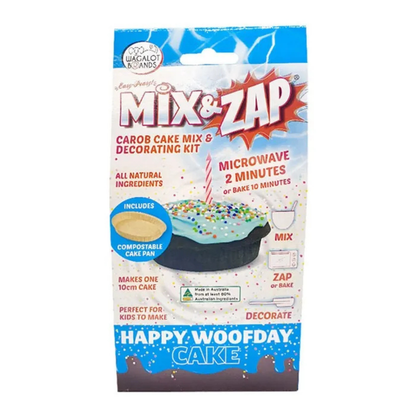 Wagalot Happy Woofday Dog Birthday Cake Mix (Blue)