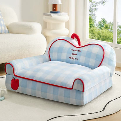 Summer Pet Sofa Bed - You Are the Apple of My Eye (Breathable Cooling Fabric)