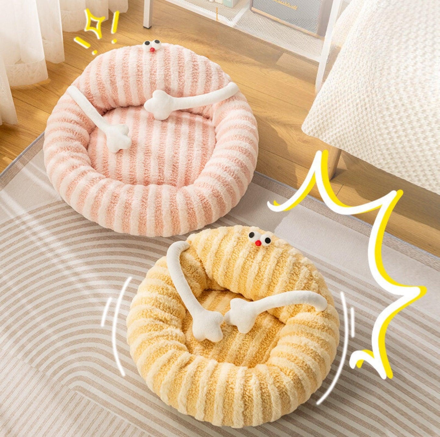 Winter Deep Sleep Pet Snuggle Bed