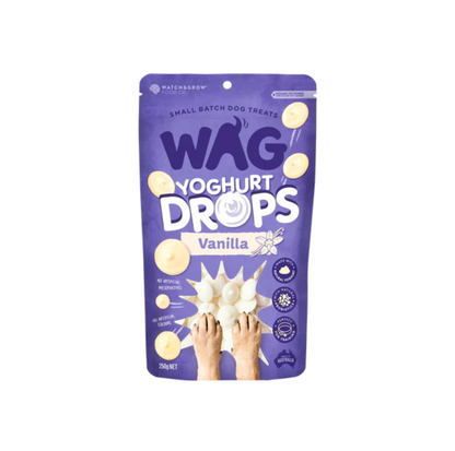 WAG Yoghurt Drops Vanilla Dog Treat 250g