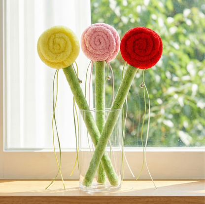 Flower Interactive Cat Wand