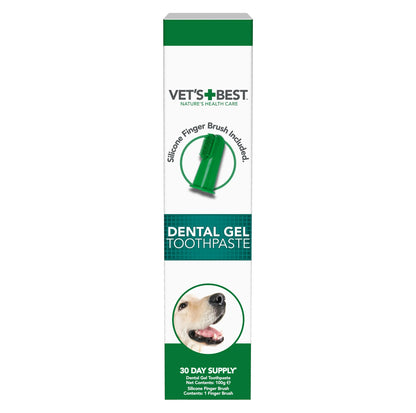 VET'S BEST Dental Gel Toothpaste for Dogs