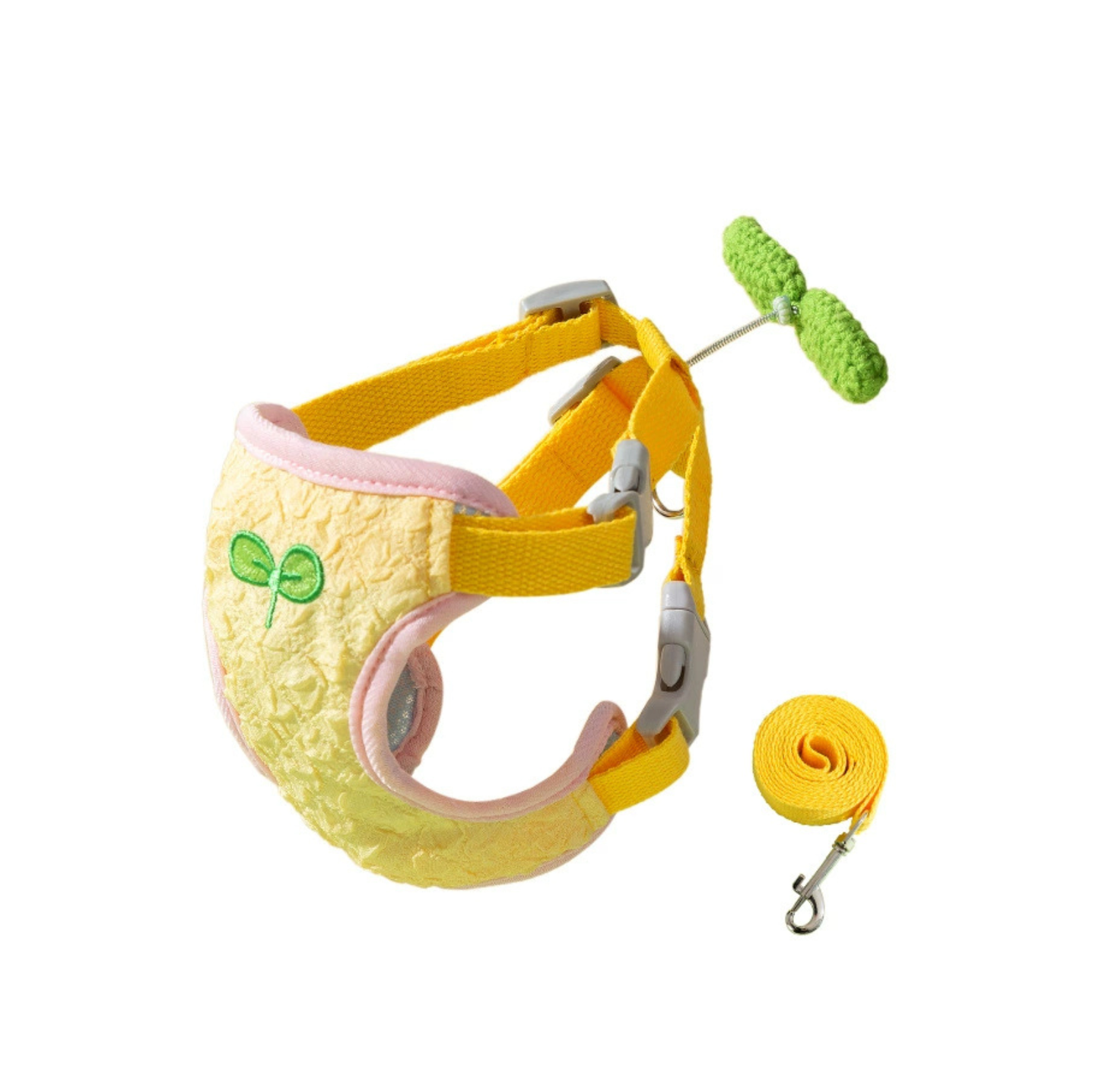 Vibrant Outdoor Pet Harness with Vest-Style Support