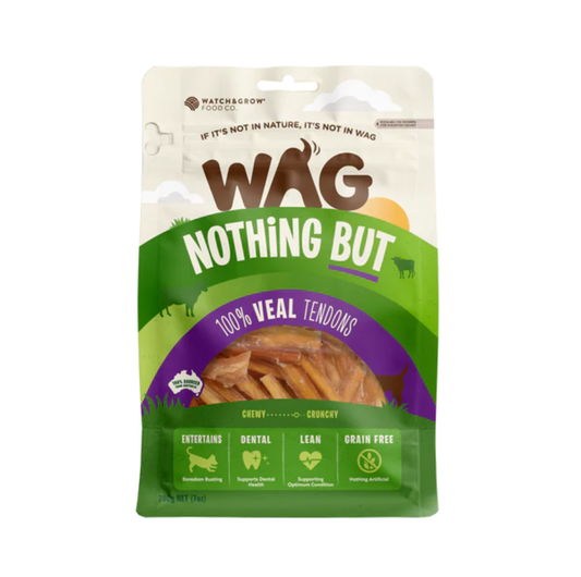 Wag Veal Tendons Dog Treat 200g