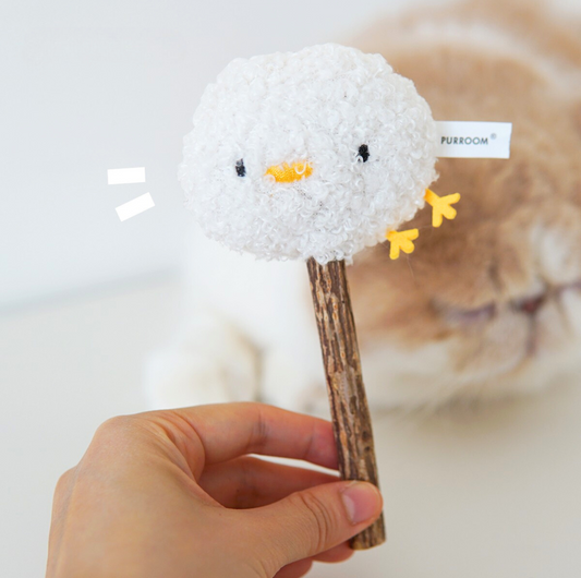 Purroom Little Chicken Series - Plush Silvervine Cat Toy
