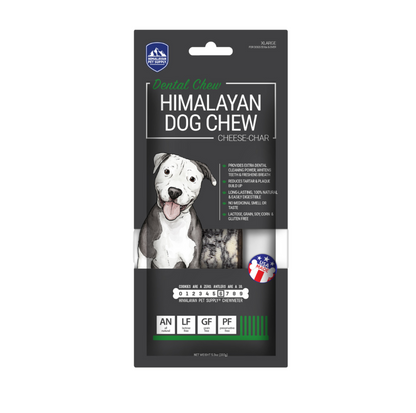 Himalayan Dog Chew Cheese Char with Activated Charcoal XLarge - With Hard Cheese