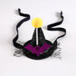 Pet Halloween Paw-ty Hat with Pumpkin and Bat Decorations