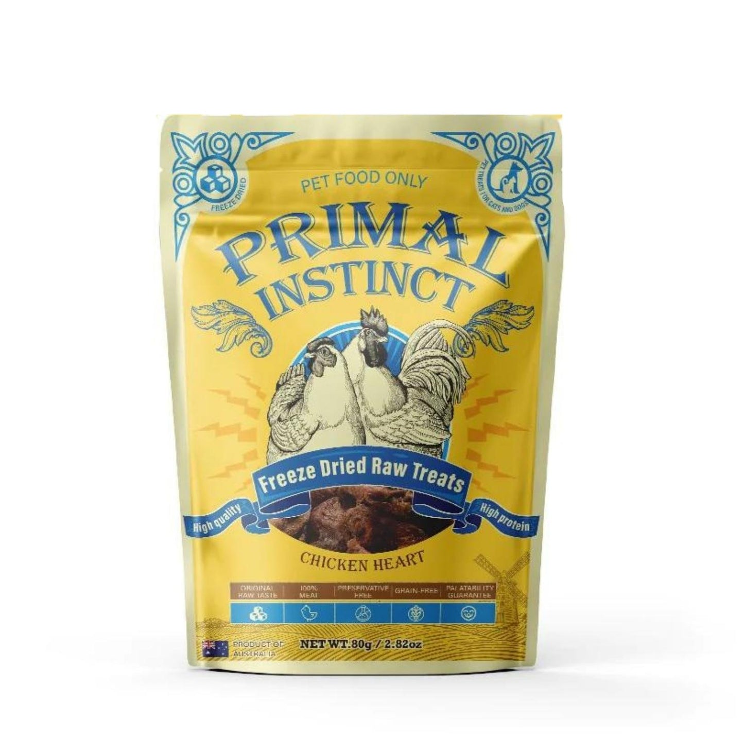 PRIMAL INSTINCT Freeze Dried Pet Treat-80G