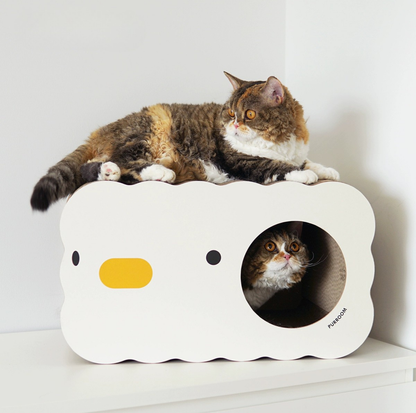 Purroom Little Chicken Series – “Sponge Cake” Dual-Layer Cat Scratcher