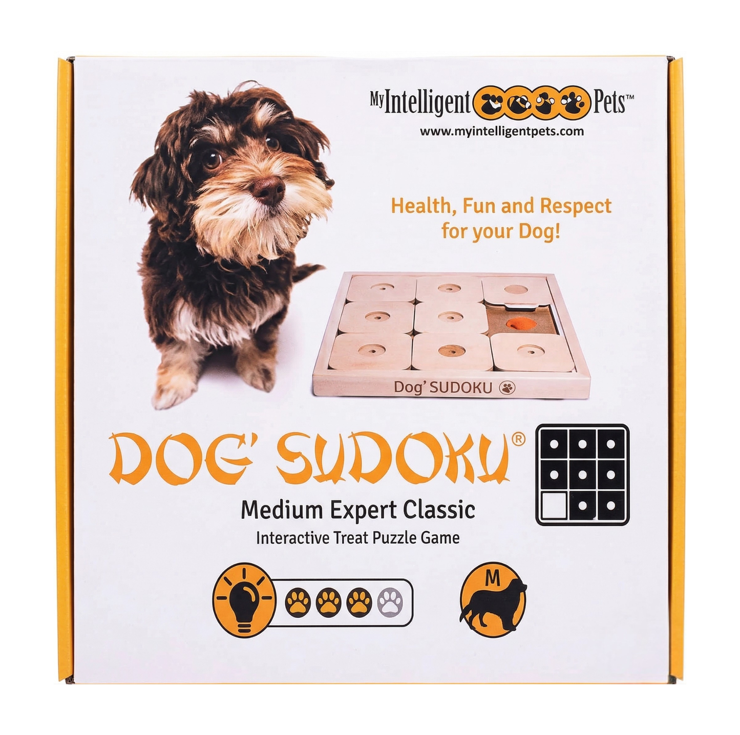 Wooden Puzzle Toy – Sudoku Medium Expert Classic for Dogs