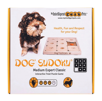 Wooden Puzzle Toy – Sudoku Medium Expert Classic for Dogs