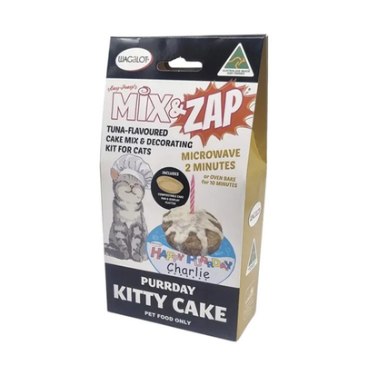 Wagalot Mix & Zap Kitty Cat Cake Kit Cat Treat