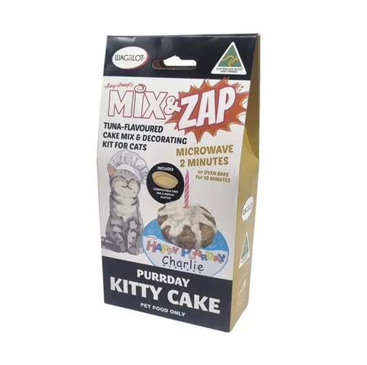 Wagalot Mix & Zap Kitty Cat Cake Kit Cat Treat