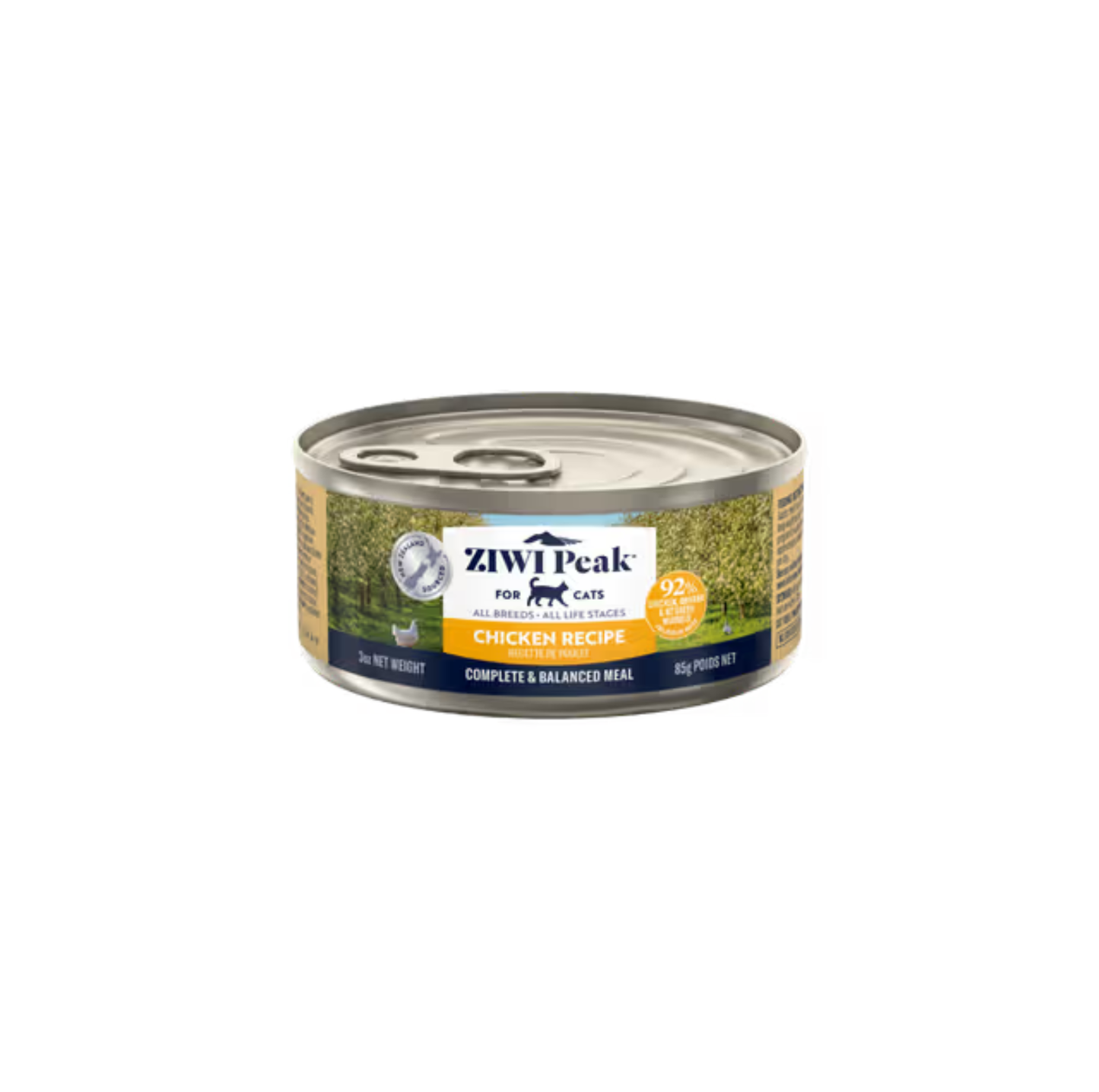 ZIWI Chicken Recipe All Lifestages Wet Cat Food Can 85g