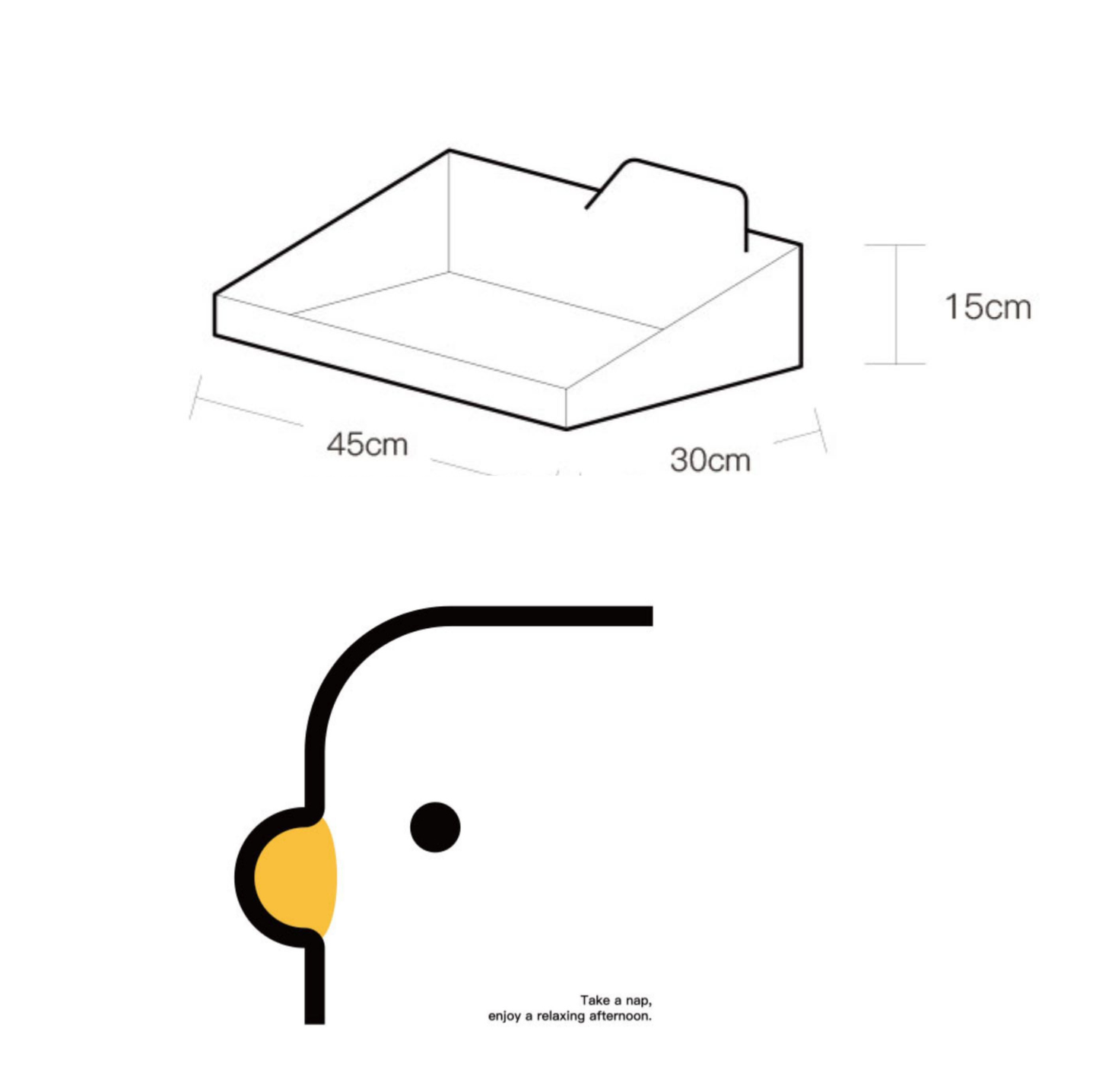 Purroom Little Chicken Series – Cardboard Scratching Lounger