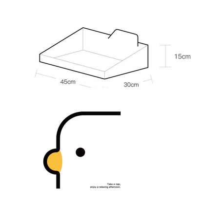 Purroom Little Chicken Series – Cardboard Scratching Lounger