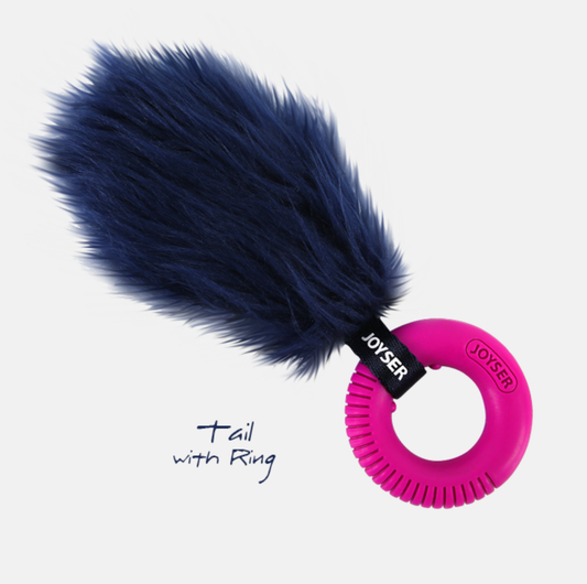 Joyser Puppy Tailring Chew & Squeaky Dog Toy – 14cm