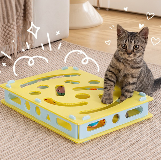 Cat Digging Maze Interactive Toy