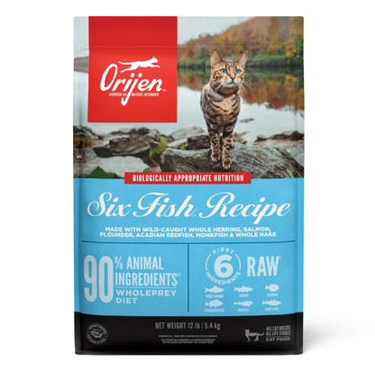 ORIJEN Six Fish Cat Dry Food 5.45kg