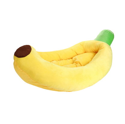 Banana Boat Plush Pet Bed