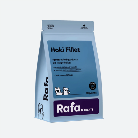 Raw Freeze-Dried Treats | Human-Grade Hoki Fillet