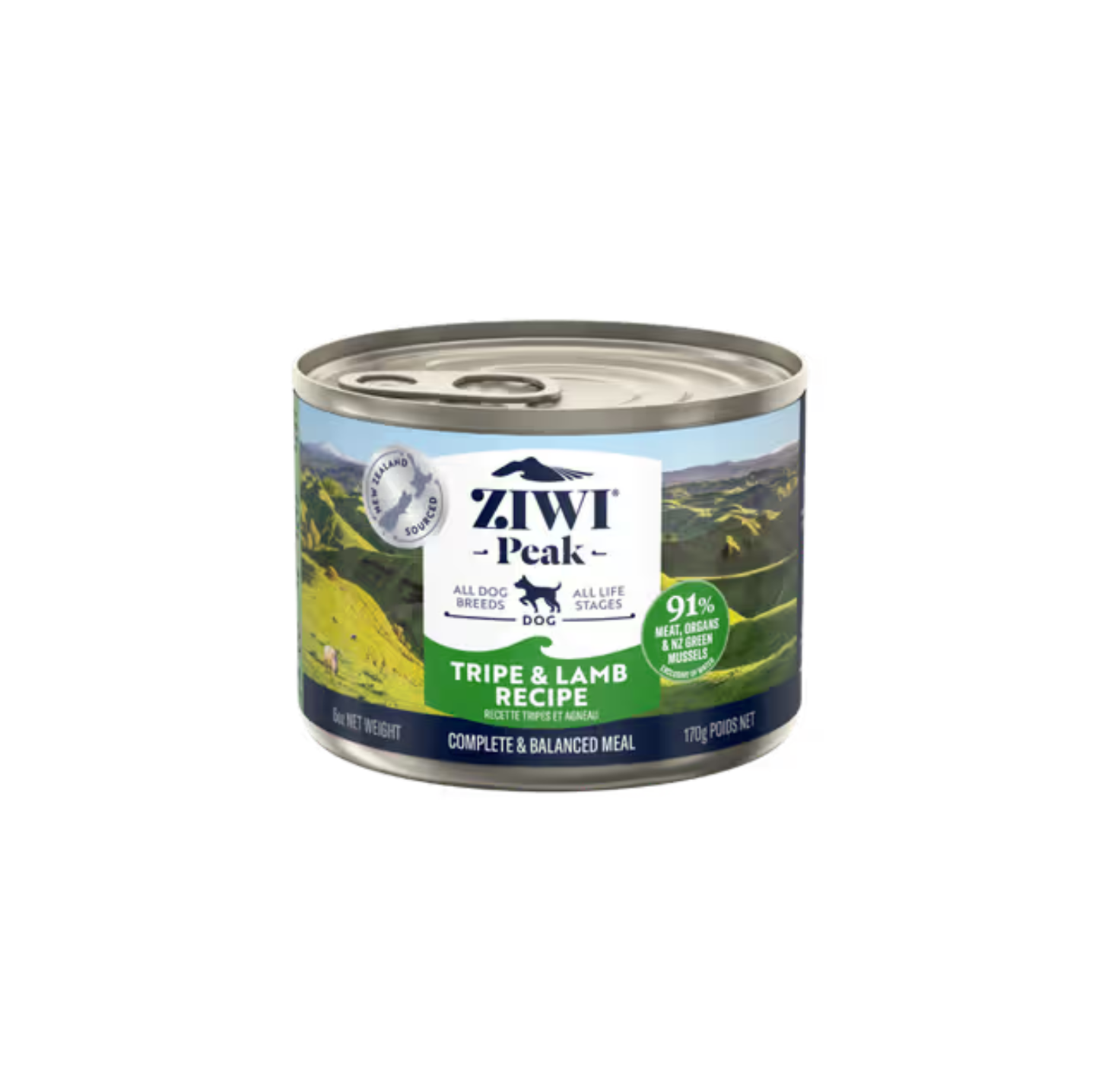 ZIWI Lamb & Tripe Recipe All Lifestage Wet Dog Food 170g