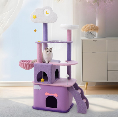 Fantasy Series - Galaxy Echo Super Large Cat Tree With Scratching Post (Height 170cm)