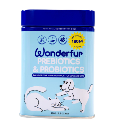 Wonderfur Prebiotics & Probiotics for dogs and cats 150g