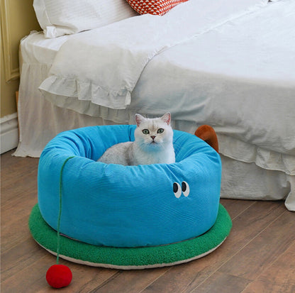 ZeZe Coffee Cup-Styled Deep Sleep Pet Bed