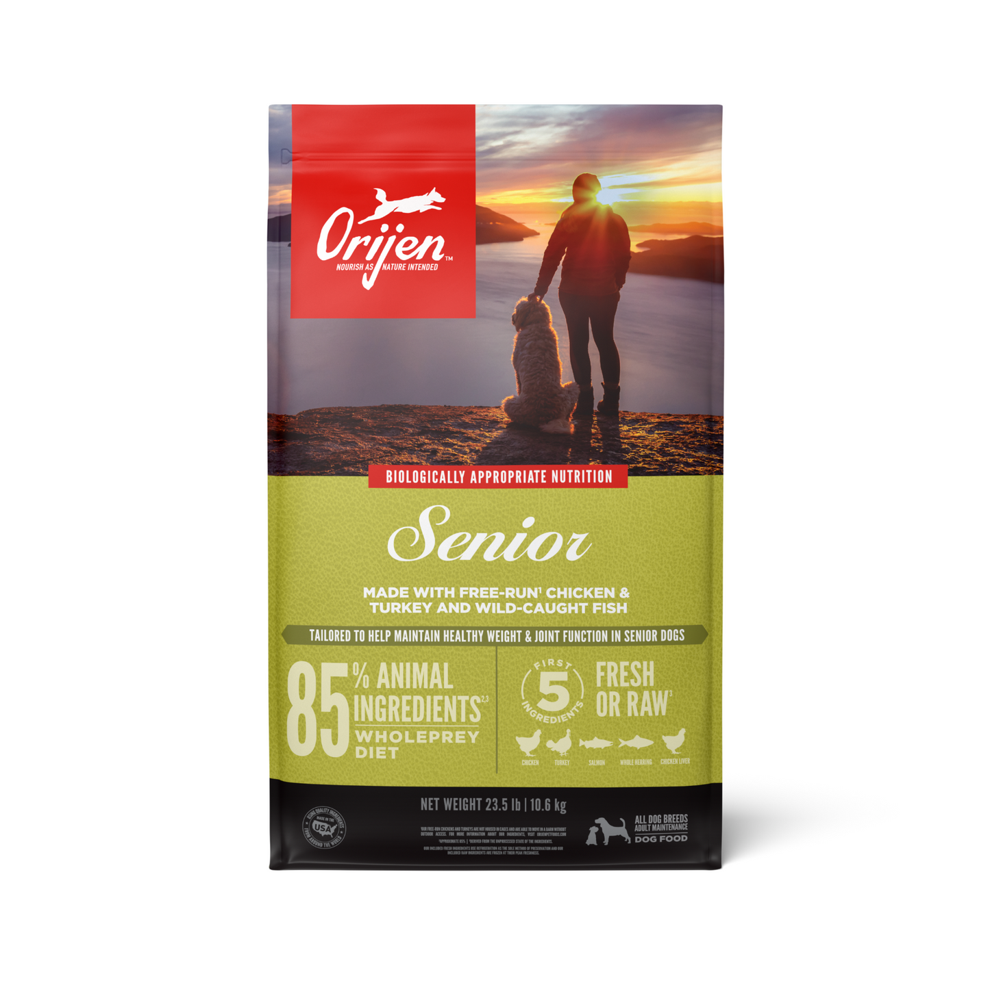 ORIJEN Senior Dog Food Dry Food 10.6kg