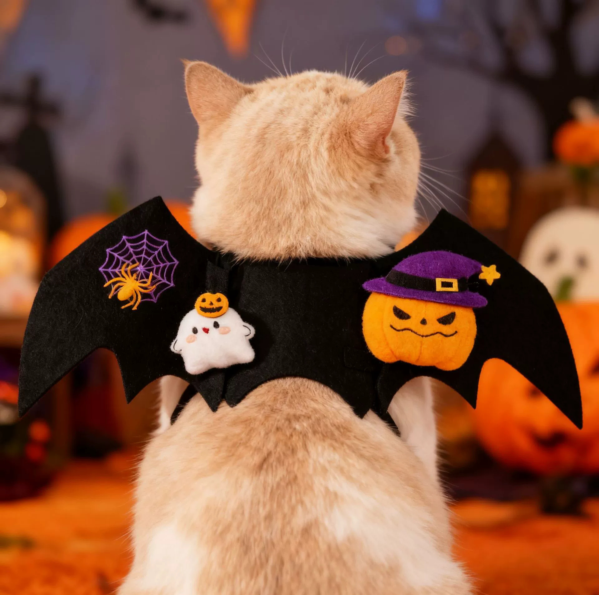 Halloween Bat Wings Costume for Cats and Dogs