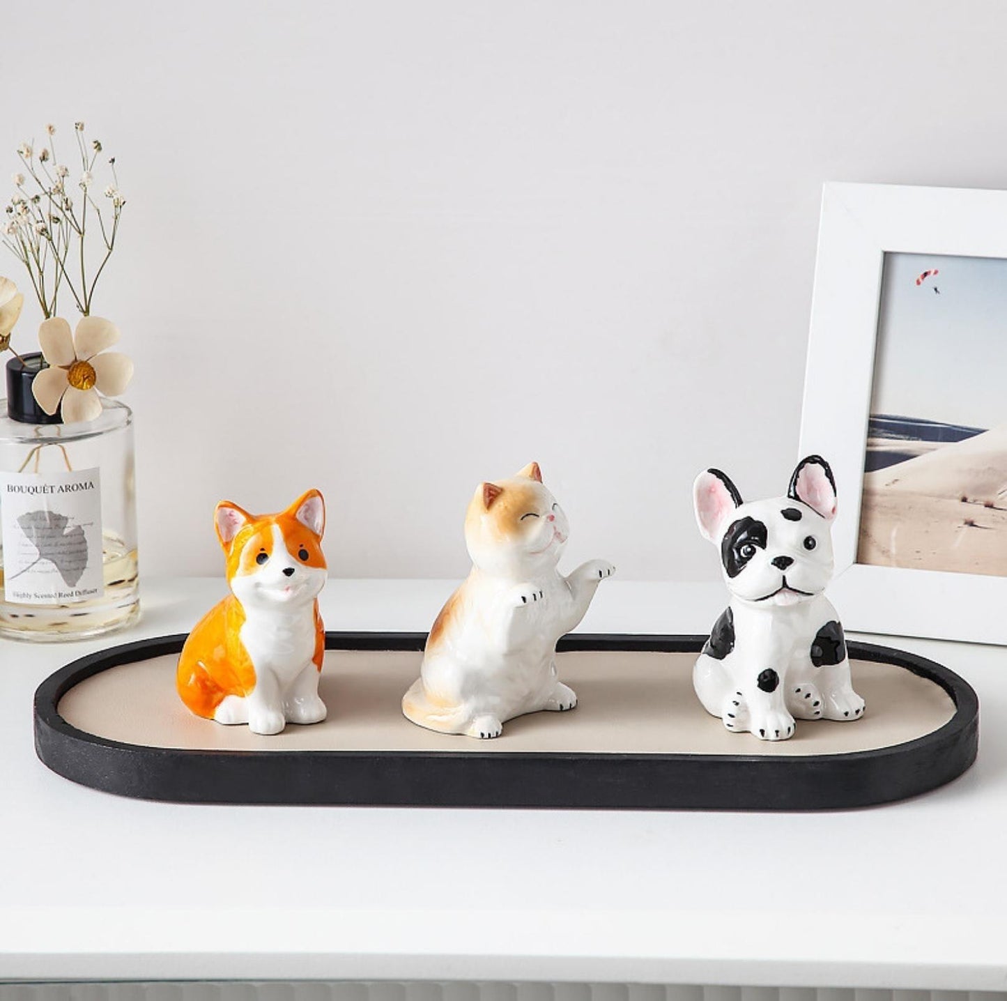 Ceramic Animal-Themed Home Decor Ornament - A Charming Homely Touch