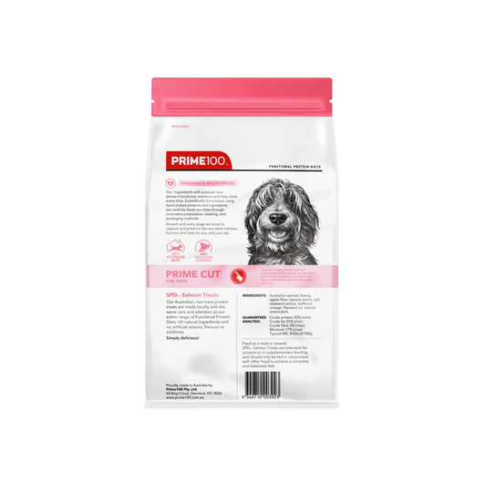 SPD™ Prime Cut Salmon Treats 100g