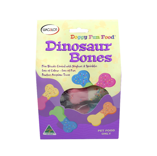 Wagalot Doggy Fun Food Dinosaur Bones
