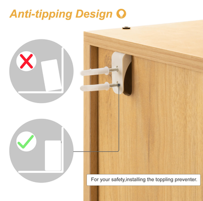 Wooden Retro TV Cat House & Storage Unit