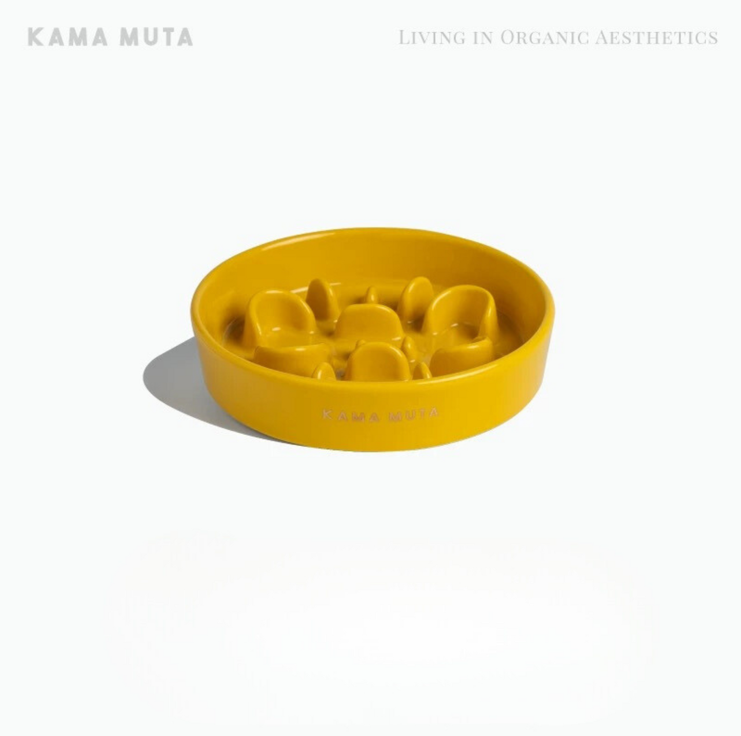 KAMA MUTA Ceramic Slow Feeder Bowl