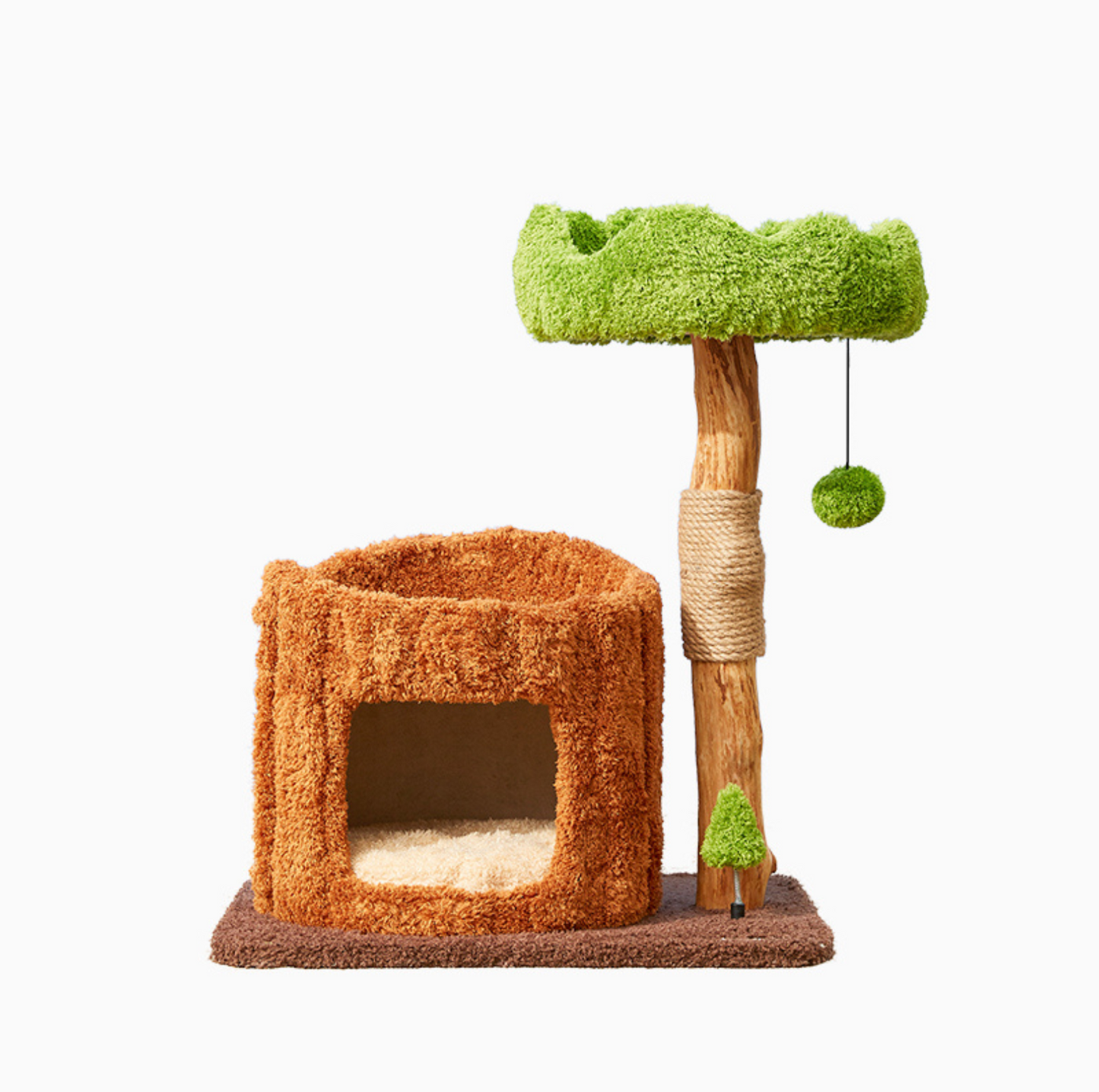 Cmisstree Tree Hollow Solid Wood Cat Tree