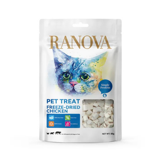 Ranova Freeze-Dried Chicken Cat Treats 50g