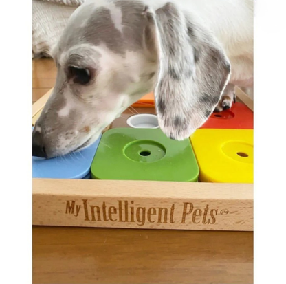 Wooden Puzzle Toy – Sudoku Medium Expert Rainbow for Dogs