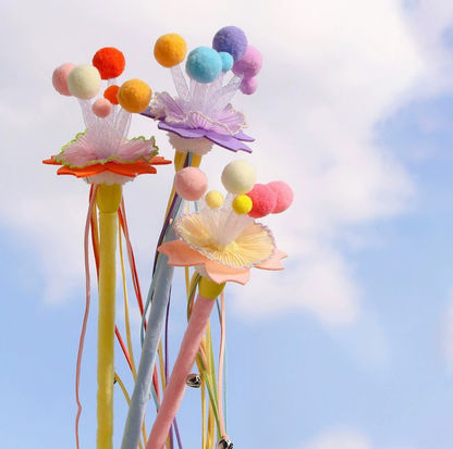 Rainbow Magic Flower Bouquet Cat Teaser Wand