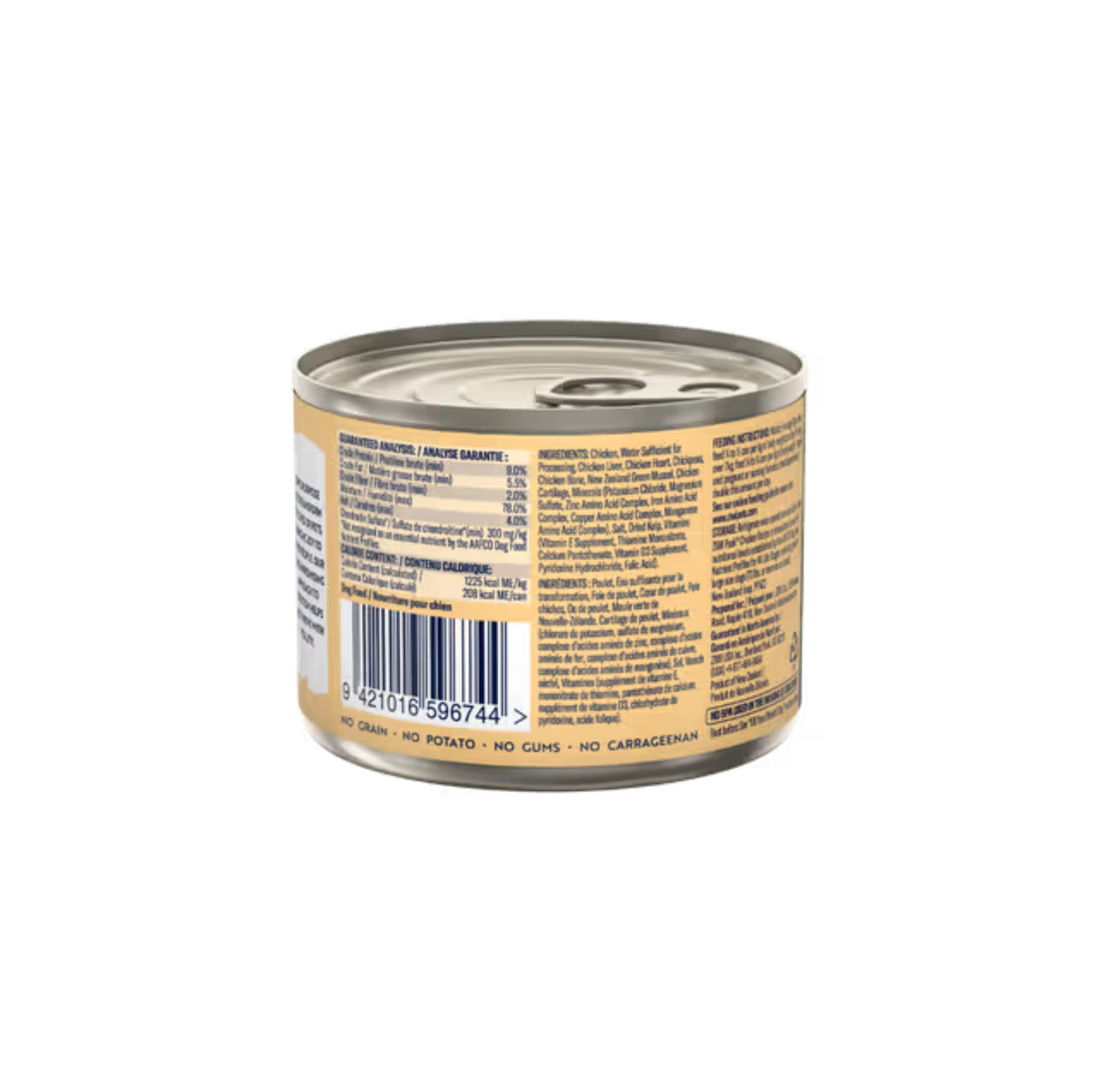 ZIWI Chicken Recipe All Lifestages Wet Dog Food Can 170g