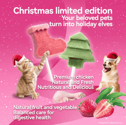 RANOVA Freeze-Dried Lollipop Treats | Christmas Limited Edition (10pcs)