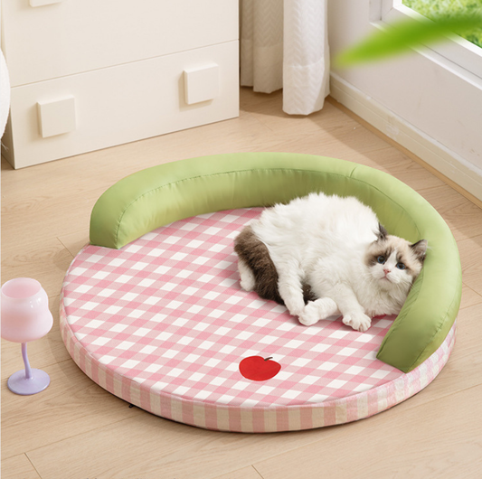 Summer Fruit Round Cool Feeling Pet Bed