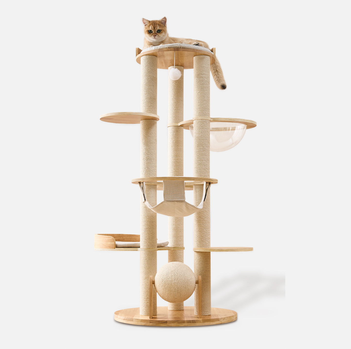 Loft Wooden Multi-Level Cat Tree