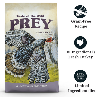 Taste of the Wild Prey - Turkey Cat Dry Cat Food 6.8kg