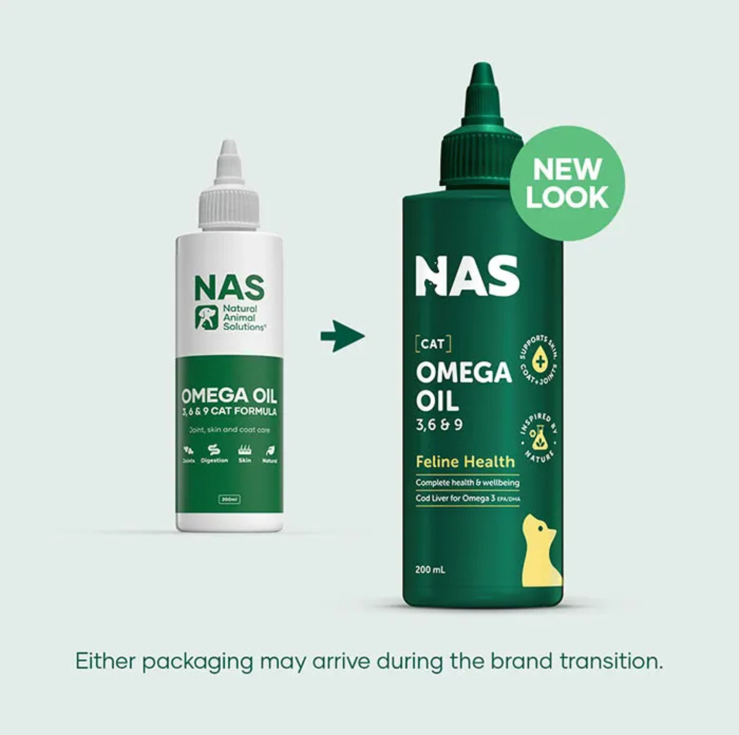 NAS 3,6,9 Omega Bespoke formulation Cat Oil-200ml