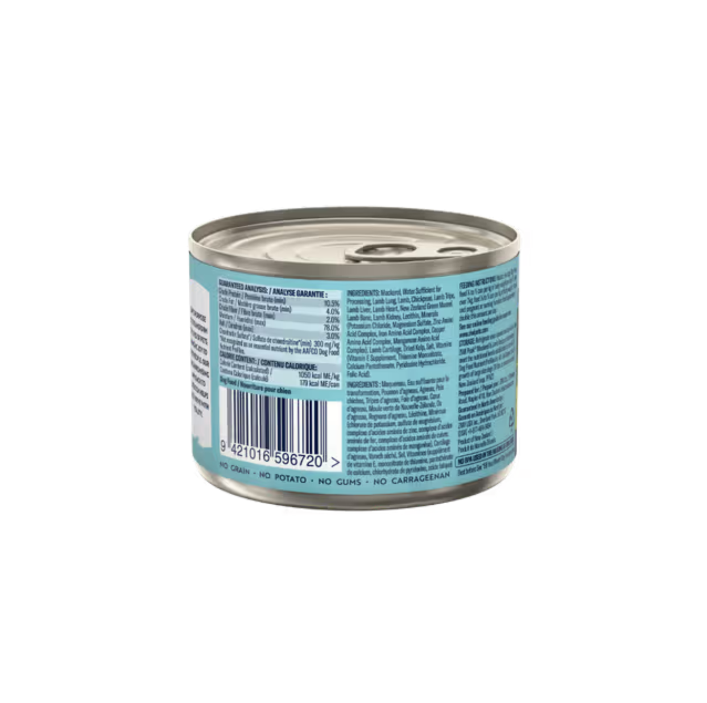 ZIWI Lamb & Mackerel Recipe All Lifestage Wet Dog Food 170g