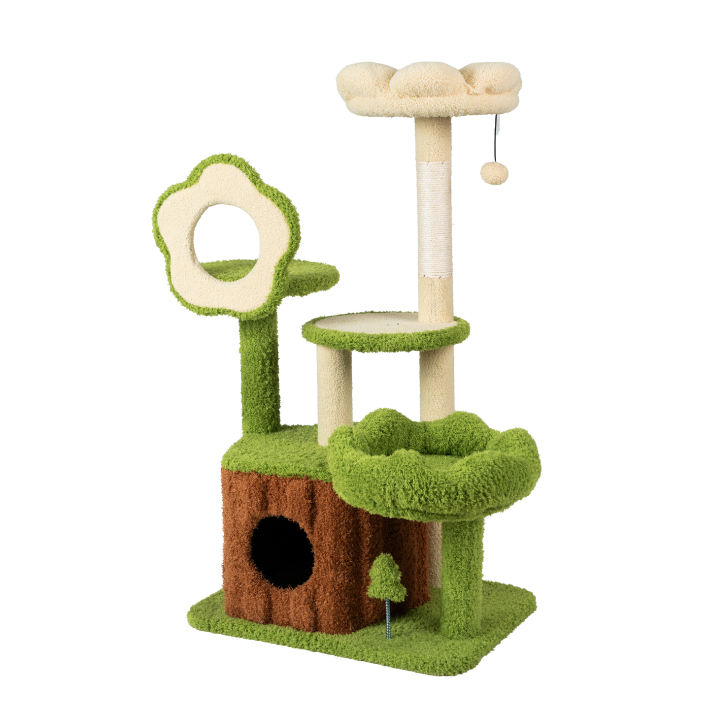 Medium Forest Dream Cat Tree – Multi-Level Plush Tower 103cm (KGR06)