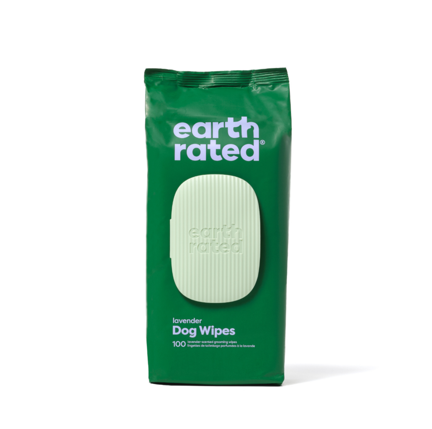 Earth Rated Plant-Based Pet Grooming Wipes- 100 Wipes