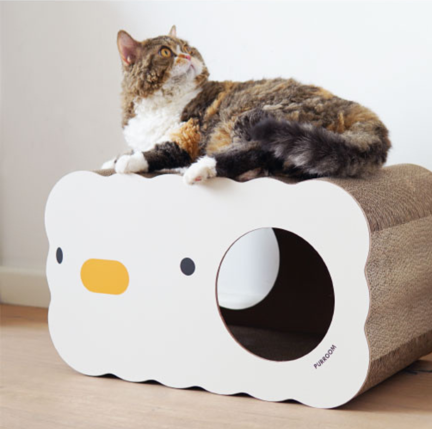Purroom Little Chicken Series – “Sponge Cake” Dual-Layer Cat Scratcher